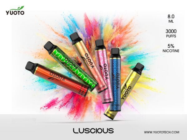Yuoto Luscious Disposable Vape 3000 Puffs Kit 1350mAh - Image 1