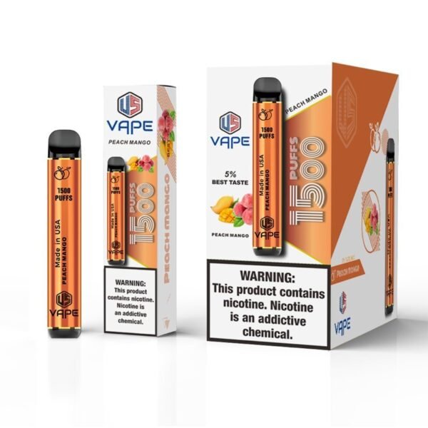 US Vape 1500 Puffs Disposable Pod Made in USA - Image 2