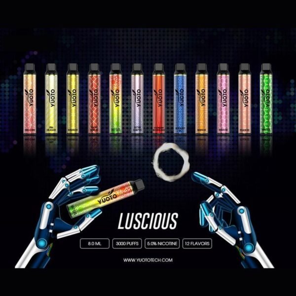 Yuoto Luscious Disposable Vape 3000 Puffs Kit 1350mAh - Image 2